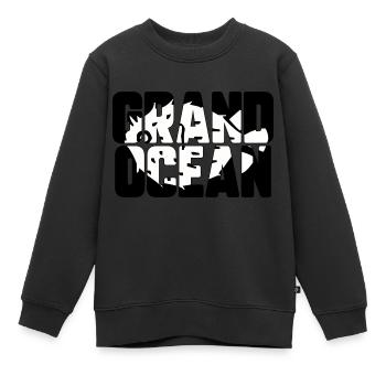 Großer Ozean - Kinder Premium Organic Sweatshirt - Schwarz - Vorne - AI Model Kid Female (0cm)