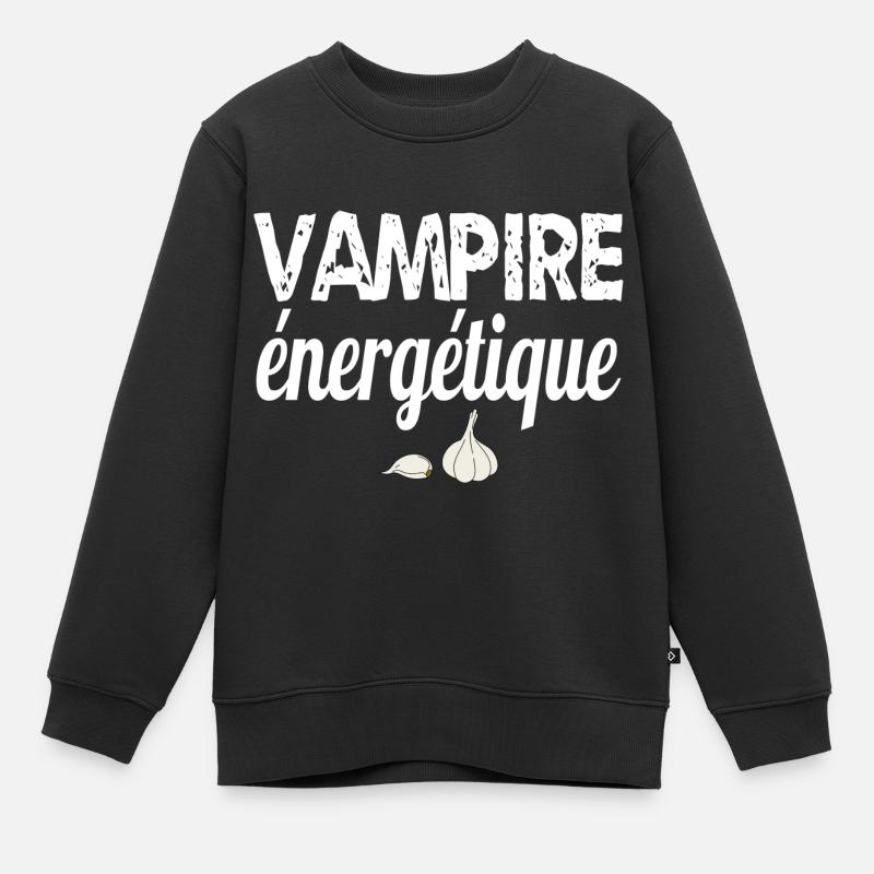 vampire énergétique - Sweat Premium enfant bio - noir