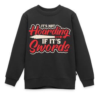 LARP Live-Action-Rollenspiel - Kinder Premium Organic Sweatshirt - Schwarz - Vorne - AI Model Kid Female (0cm)