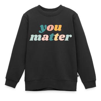 You Matter - Christian - Kinder Premium Organic Sweatshirt - Schwarz - Vorne - AI Model Kid Female (0cm)
