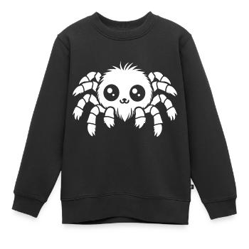 araignée - Sweat Premium enfant bio - noir - Devant - AI Model Kid Female (0cm)