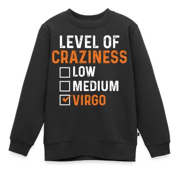 Folie Joyeux Cadeau - Sweat Premium enfant bio - noir - Devant - AI Model Kid Female (0cm)