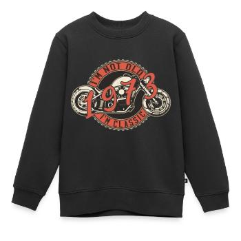 I'm not old, I'm classic. Legendary since 1973. - Kinder Premium Organic Sweatshirt - Schwarz - Vorne - AI Model Kid Female (0cm)