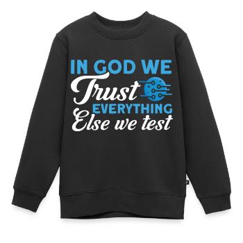 QA Ingenieur QA Tester Software Tester - Kinder Premium Organic Sweatshirt - Schwarz - Vorne - AI Model Kid Female (0cm)