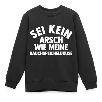 Diabetes Diabetiker - Kinder Premium Organic Sweatshirt - Schwarz - Vorne - AI Model Kid Female (0cm)