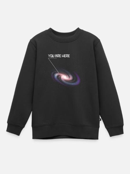 La Voie Lactée - Sweat Premium enfant bio - noir