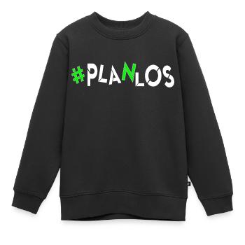 heute keine Idee kein Plan kopflos planlos - Kinder Premium Organic Sweatshirt - Schwarz - Vorne - AI Model Kid Female (0cm)