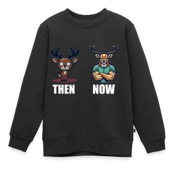 Coach Muskelaufbau Cardio Fitnesstraining Geschenk - Kinder Premium Organic Sweatshirt - Schwarz - Vorne - AI Model Kid Female (0cm)