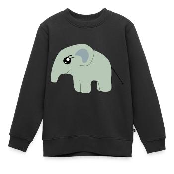 Kawaii Chibi Kawaii Éléphant Kawaii Enfants Manga - Sweat Premium enfant bio - noir - Devant - AI Model Kid Female (0cm)