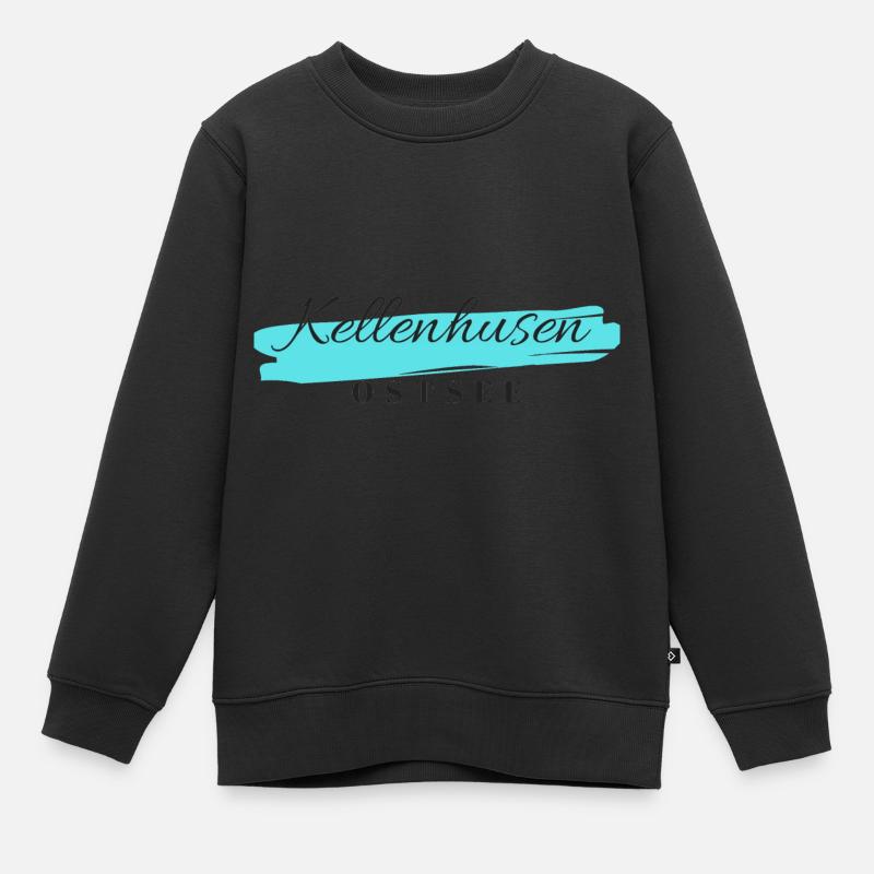 Kellenhusen - Kinder Premium Organic Sweatshirt - Schwarz