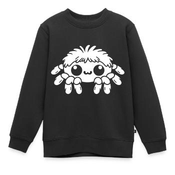 araignée - Sweat Premium enfant bio - noir - Devant - AI Model Kid Female (0cm)