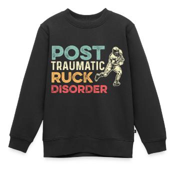 Ruckillness Assistant Gift - Kids Premium Organic Sweatshirt - black - Front - AI Model Kid Female (0cm)