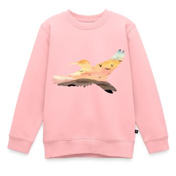 Colibri - Sweat Premium enfant bio - rose - Devant - AI Model Kid Female (0cm)