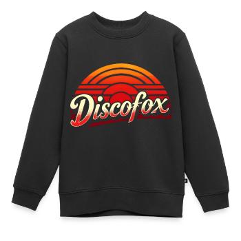 Discofox - Kinder Premium Organic Sweatshirt - Schwarz - Vorne - AI Model Kid Female (0cm)