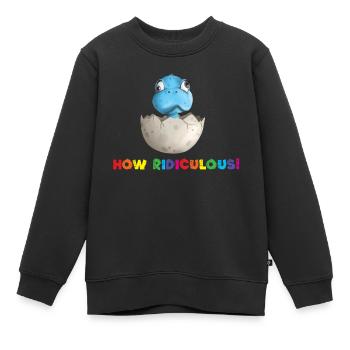 how ridiculous, comme c'est ridicule - Sweat Premium enfant bio - noir - Devant - AI Model Kid Female (0cm)