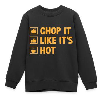 Backen Bäckerei Konditorei Konditor Bäcker Konfekt - Kinder Premium Organic Sweatshirt - Schwarz - Vorne - AI Model Kid Female (0cm)