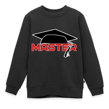 teacher master - Kinder Premium Organic Sweatshirt - Schwarz - Vorne - AI Model Kid Female (0cm)