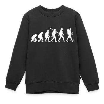 Evolution - Randonnée - Randonnée - Trekking - Sweat Premium enfant bio - noir - Devant - AI Model Kid Female (0cm)