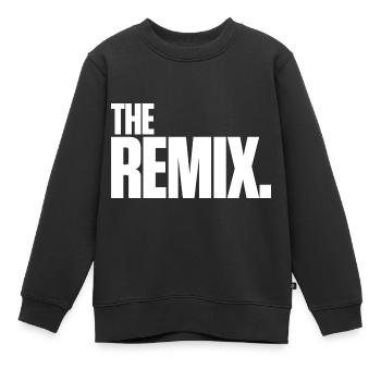 The Remix - Kinder Premium Organic Sweatshirt - Schwarz - Vorne - AI Model Kid Female (0cm)