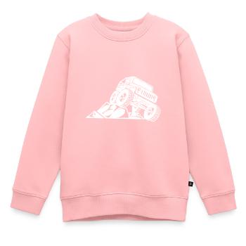 OffRoad Geländewagen - Kinder Premium Organic Sweatshirt - Rosa - Vorne - AI Model Kid Female (0cm)