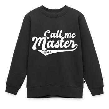 Master 2023 Graduation Graduation Uni - Sweat Premium enfant bio - noir - Devant - AI Model Kid Female (0cm)