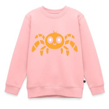 Spinne - Kinder Premium Organic Sweatshirt - Rosa - Vorne - AI Model Kid Female (0cm)