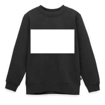 Rectangle - Sweat Premium enfant bio - noir - Devant - AI Model Kid Female (0cm)