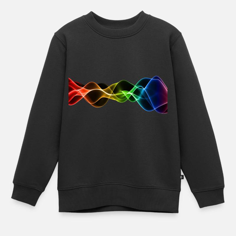 Vibrations de fréquence Vibrations Hertz - Sweat Premium enfant bio - noir