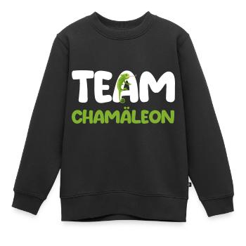 Terrarium Echsen Reptilien - Kinder Premium Organic Sweatshirt - Schwarz - Vorne - AI Model Kid Female (0cm)