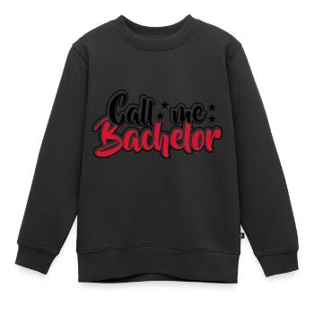 Baccalauréat Réussi Graduation Doctorat Graduation - Sweat Premium enfant bio - noir - Devant - AI Model Kid Female (0cm)