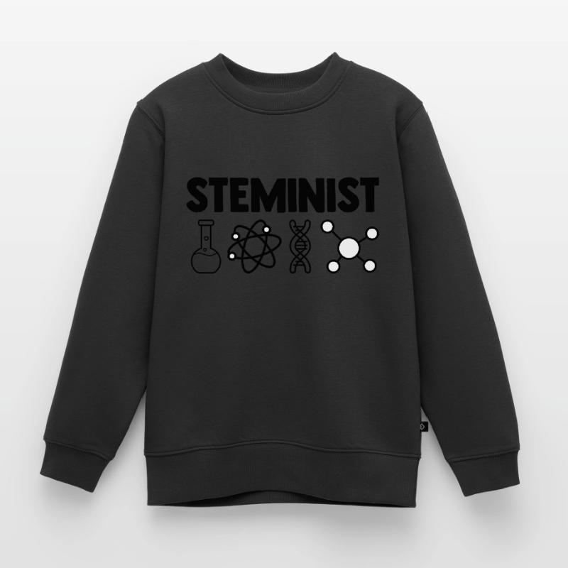 Steminist Software Developer Coder Nerd Conmputer Kinder Premium Organic Sweatshirt