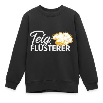 Bäcker Backen Konditor - Kinder Premium Organic Sweatshirt - Schwarz - Vorne - AI Model Kid Female (0cm)