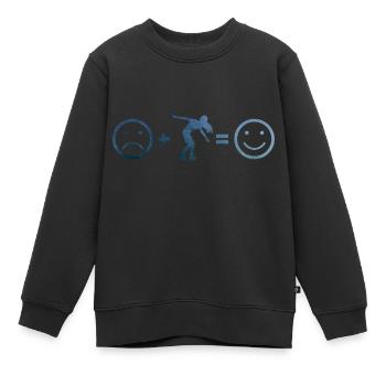 Roller Skates Roller Skating Roller Skating - Kinder Premium Organic Sweatshirt - Schwarz - Vorne - AI Model Kid Female (0cm)