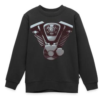 Moteur de moto - Sweat Premium enfant bio - noir - Devant - AI Model Kid Female (0cm)