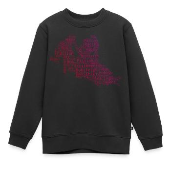 Bobsport Bob Bob fahren Damen Herren Zweierbob - Kinder Premium Organic Sweatshirt - Schwarz - Vorne - AI Model Kid Female (0cm)