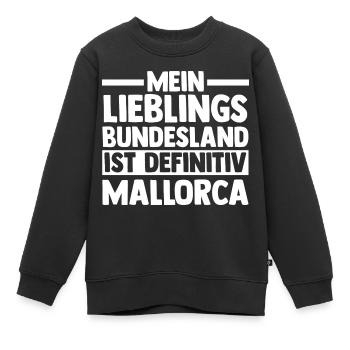 Party Urlaub Mallorca - Kinder Premium Organic Sweatshirt - Schwarz - Vorne - AI Model Kid Female (0cm)
