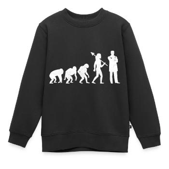 Evolution Chirurgien Chirurgie Chirurgien Docteur Chirurgien - Sweat Premium enfant bio - noir - Devant - AI Model Kid Female (0cm)