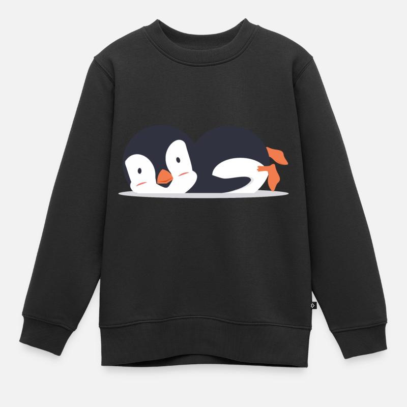 Pingouin - Sweat Premium enfant bio - noir