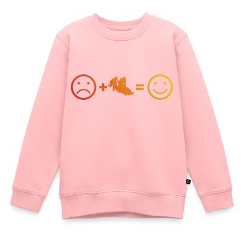 Bobsleigh Riding Men Women's Bobsleigh Track Bobsleigh Sports - Kids Premium Organic Sweatshirt - rose - Front - AI Model Kid Female (0cm)
