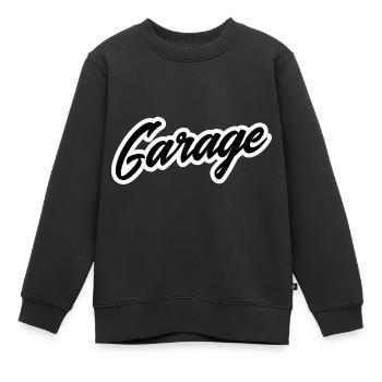 Garage - Kinder Premium Organic Sweatshirt - Schwarz - Vorne - AI Model Kid Female (0cm)