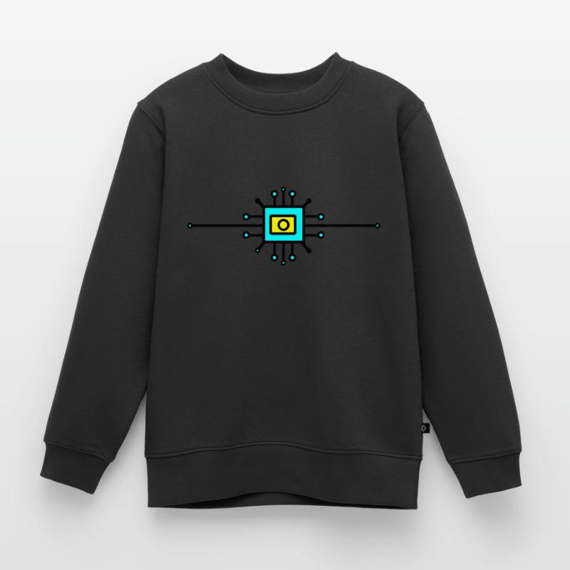 Computer Chip Digital Sensor Kinder Premium Organic Sweatshirt