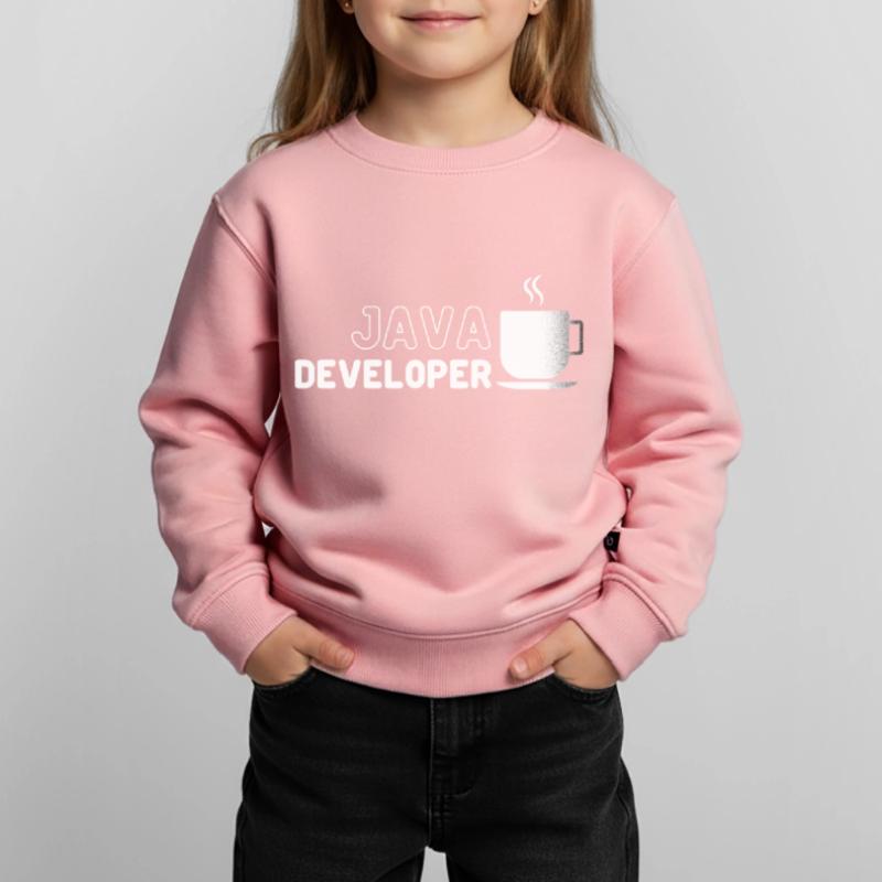 Java Developer Coffee Kaffee Kinder Premium Organic Sweatshirt