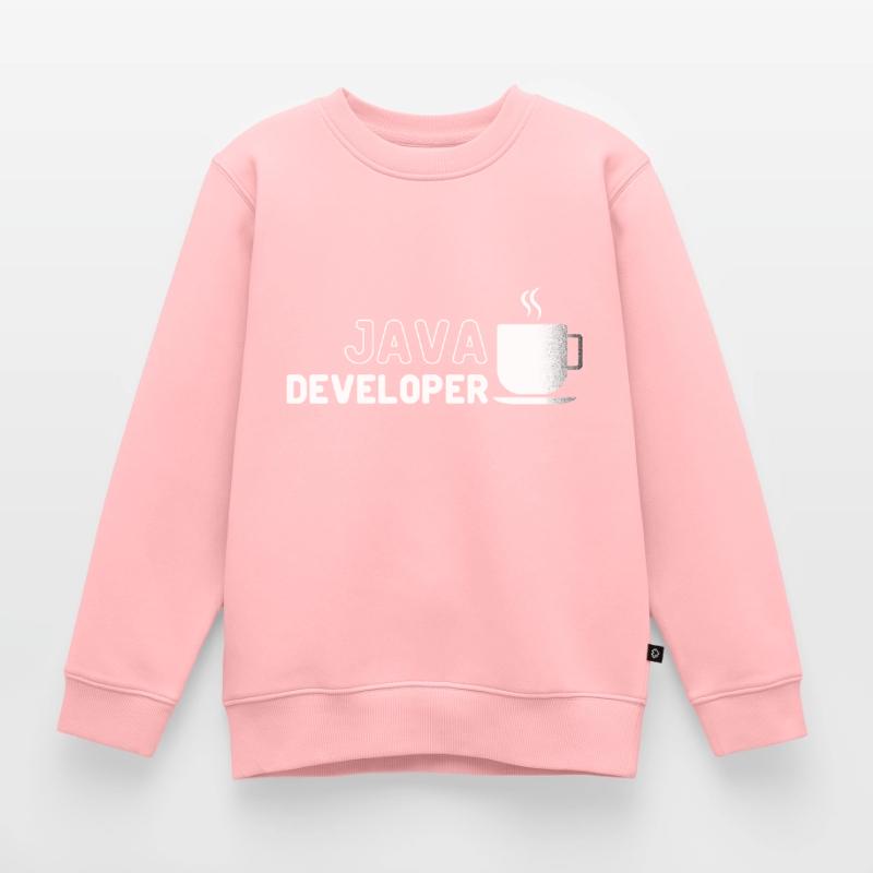 Java Developer Coffee Kaffee Kinder Premium Organic Sweatshirt