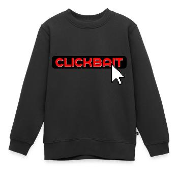 clic sur Internet - Sweat Premium enfant bio - noir - Devant - AI Model Kid Female (0cm)