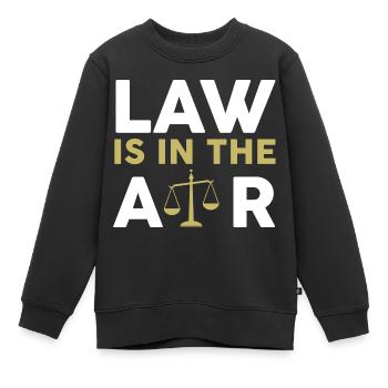 Avocat juriste avocat avocat - Sweat Premium enfant bio - noir - Devant - AI Model Kid Female (0cm)