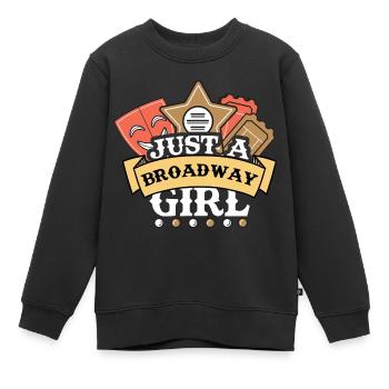 Théâtre - Sweat Premium enfant bio - noir - Devant - AI Model Kid Female (0cm)