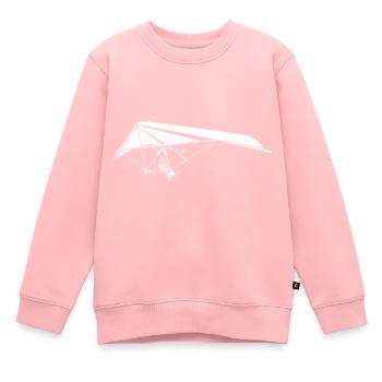 hang gliding - Kids Premium Organic Sweatshirt - rose - Front - AI Model Kid Female (0cm)