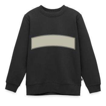 Banner - Kinder Premium Organic Sweatshirt - Schwarz - Vorne - AI Model Kid Female (0cm)
