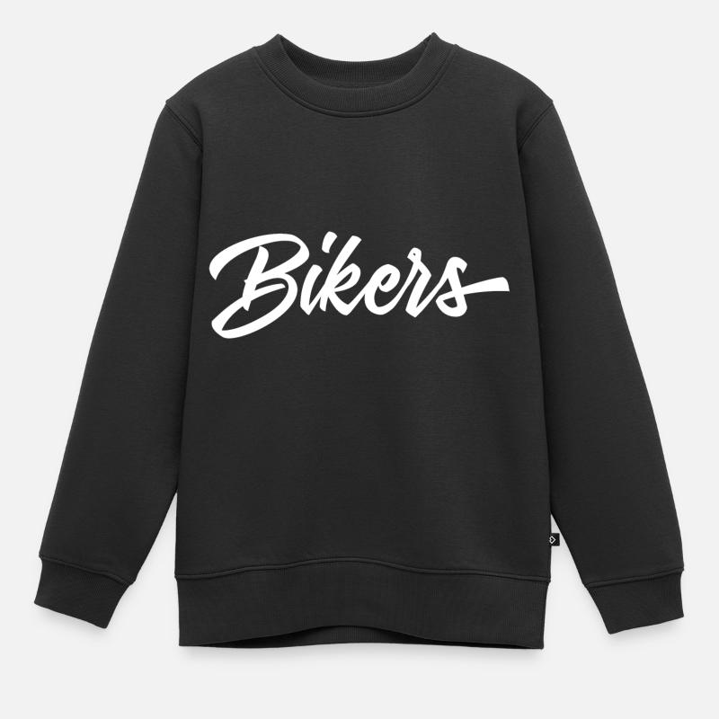 Bikers - Kids Premium Organic Sweatshirt - black