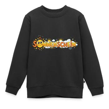 Sonnenschein - Kinder Premium Organic Sweatshirt - Schwarz - Vorne - AI Model Kid Female (0cm)